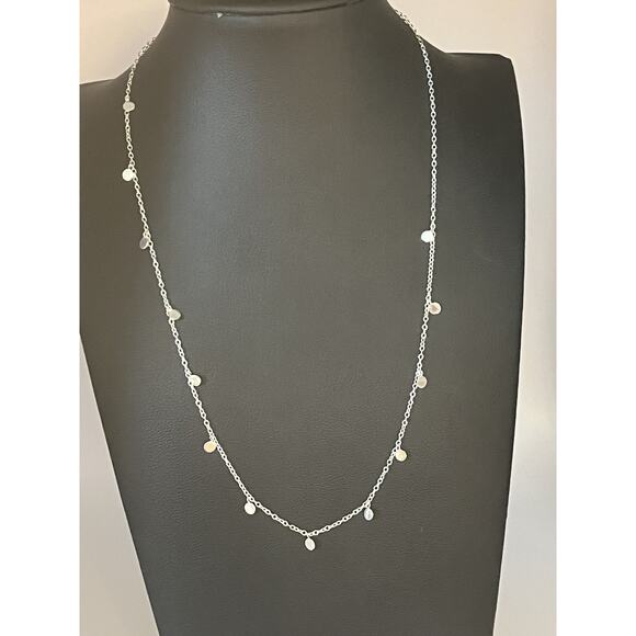 Silpada 'Silver Lace' Adjustable Sterling Silver Station Necklace - Picture 1 of 3
